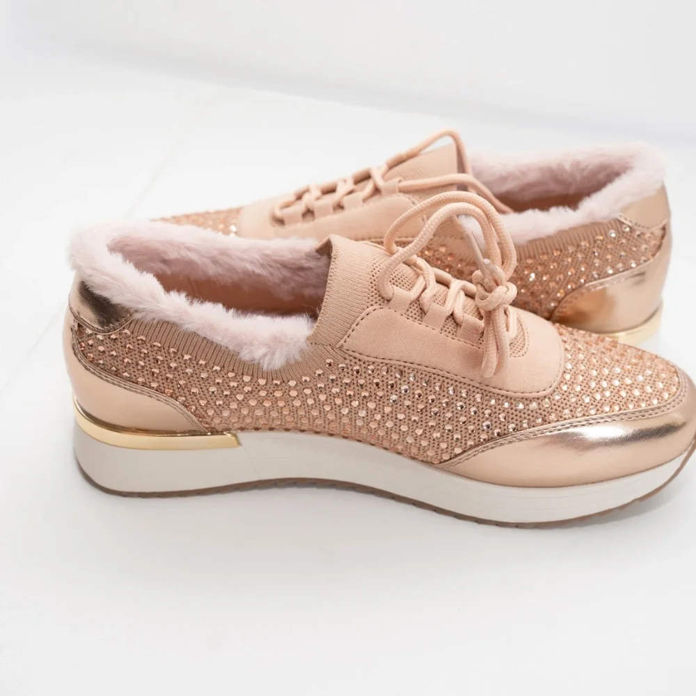 Kenneth‎ Cole Reaction. Cari Cozy Rhinestone Sneaker.